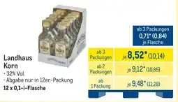 METRO Landhaus Korn Angebot