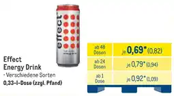 METRO Effect Energy Drink Angebot
