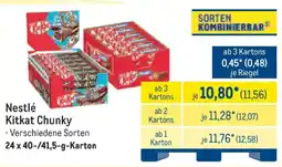 METRO Nestlé Kitkat Chunky Angebot