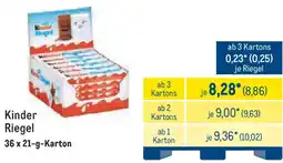 METRO Kinder Riegel Angebot