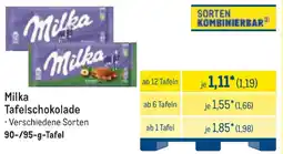 METRO Milka Tafelschokolade Angebot