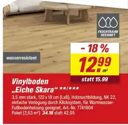 toom Baumarkt Vinylboden ,,Eiche Skara" Angebot