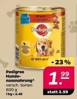 NETTO PEDIGREE Hundenahrung Angebot