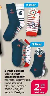 NETTO 2 Paar Socken oder 3 Paar Sneakersocken Angebot