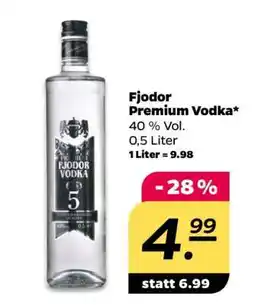 NETTO Fjodor Premium Vodka Angebot
