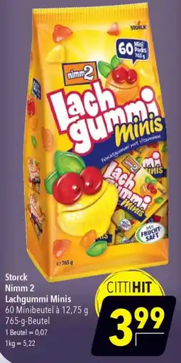 CITTI Markt Storck Nimm 2 Lachgummi Minis Angebot