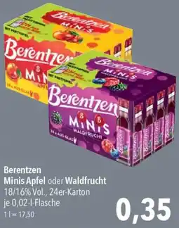 CITTI Markt Berentzen Minis Apfel oder Waldfrucht Angebot