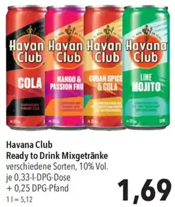 CITTI Markt Havana Club Ready to Drink Mixgetränke Angebot