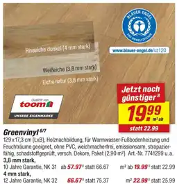 toom Baumarkt Greenvinyl Angebot