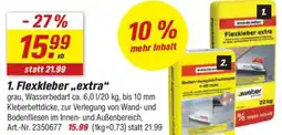 toom Baumarkt weber 1. Flexkleber,,extra" Angebot