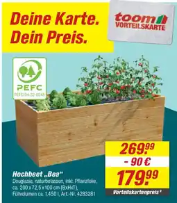 toom Baumarkt Hochbeet ,,Bea" Angebot