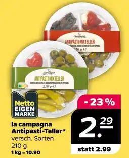 NETTO La campagna antipasti-mixteller Angebot