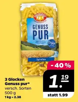 NETTO 3 glocken genuss pur nudeln Angebot