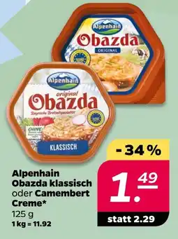 NETTO Alpenhain obazda klassisch oder camembert Angebot