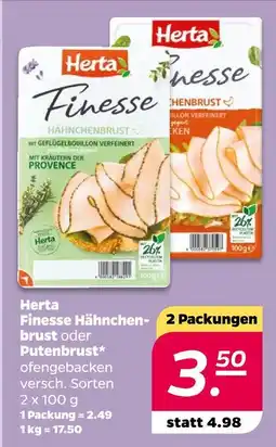 NETTO Herta finesse hähnchenbrust Angebot