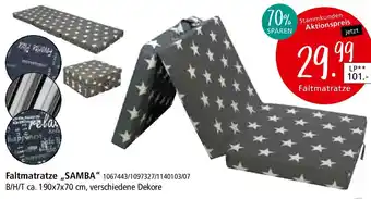 Faltmatratze ,,SAMBA"