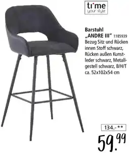 Zurbrüggen Barstuhl ,,ANDRE III" Angebot