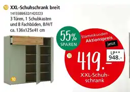 Zurbrüggen Voleo XXL-Schuhschrank breit Angebot