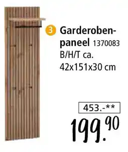 Zurbrüggen Garderoben paneel Angebot