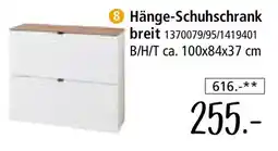 Zurbrüggen Hänge-Schuhschrank breit Angebot