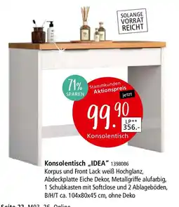 Zurbrüggen XORA Konsolentisch,,IDEA" Angebot