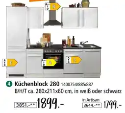 Zurbrüggen yourkitchen Küchenblock 280 Angebot