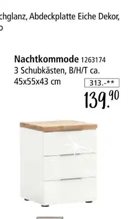 Zurbrüggen Nachtkommode Angebot