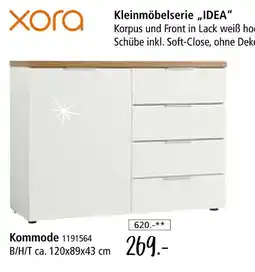 Zurbrüggen Xora kleinmöbelserie idea kommode Angebot