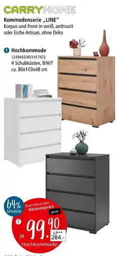 Zurbrüggen Carryhome hochkommode line Angebot