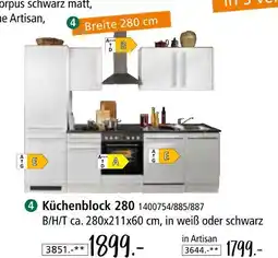 Zurbrüggen Yourkitchen küchenblock 280 Angebot
