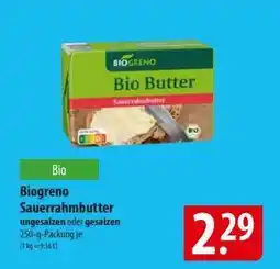 Famila Nord Ost Biogreno Sauerrahmbutter Angebot