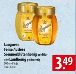 Famila Nord Ost Langnese Feine Auslese Sommerblütenhonig oder Landhonig Angebot