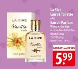 Famila Nord Ost La Rive Eau de Toilette oder Eau de Parfum Angebot