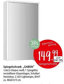 Zurbrüggen Spiegelschrank,,GABUN" Angebot