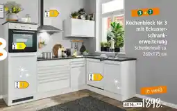 Zurbrüggen Küchenblock Nr. 3 mit Eckunter- schrankerweiterung Angebot