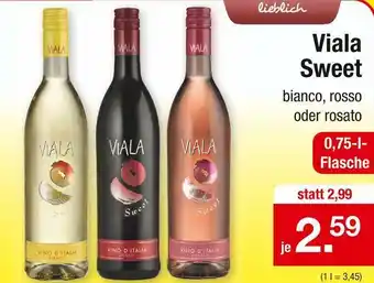 Zimmermann Viala sweet weiß-, rotwein oder rosé Angebot
