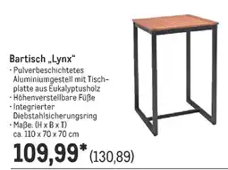 METRO Bartisch „Lynx" Angebot