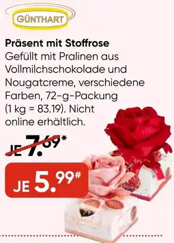 Galeria GÜNTHART Präsent mit Stoffrose Angebot