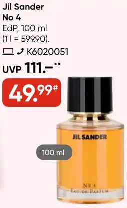 Galeria Jil Sander No 4 EdP Angebot