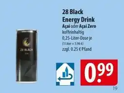 Famila Nord Ost 28 BLACK Energy Drink Angebot
