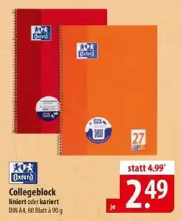 Famila Nord Ost Collegeblock Angebot