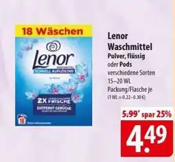 Famila Nord Ost Lenor Waschmittel Angebot