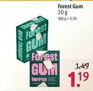 Rossmann Forest Gum Angebot