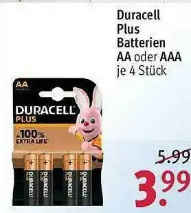 Rossmann Duracell Plus Batterien Aa Oder Aaa Angebot