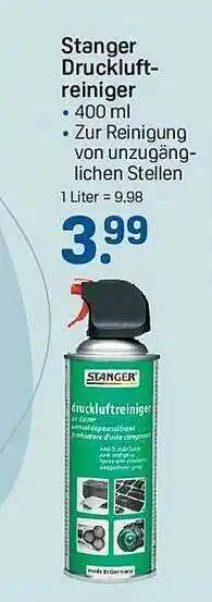 Rossmann Stanger Druckluftreiniger Angebot