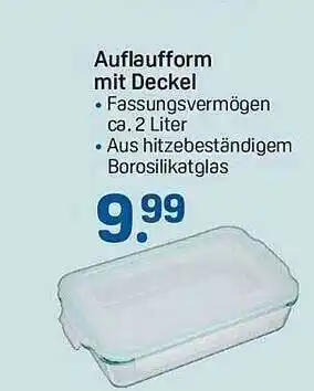 Rossmann Auflaufform Mit Deckel Angebot