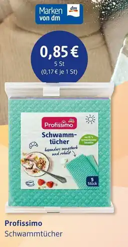 dm drogerie Profissimo Schwammtücher Angebot
