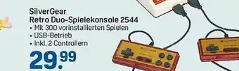 Rossmann Silvergear Retro Duo-spielekonsole 2544 Angebot