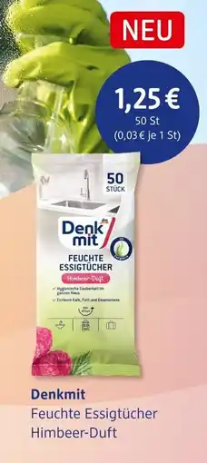 dm drogerie Denk mit Feuchte Essigtücher Himbeer-Duft Angebot