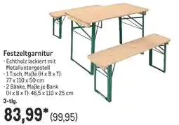 METRO Festzeltgarnitur Angebot